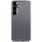 Silver Carbon Fiber Specialty Texture Material Galaxy S26 Plus Clear Case