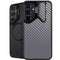 Silver Carbon Fiber Specialty Texture Material Galaxy S26 Plus Kickstand Case