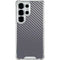 Silver Carbon Fiber Specialty Texture Material Galaxy S26 Ultra Clear Case