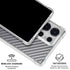 Silver Carbon Fiber Specialty Texture Material Galaxy S26 Ultra Clear Case