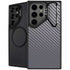 Silver Carbon Fiber Specialty Texture Material Galaxy S26 Ultra Kickstand Case