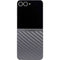 Silver Carbon Fiber Specialty Texture Material Galaxy Z Flip6 Skin