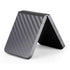 Silver Carbon Fiber Specialty Texture Material Galaxy Z Flip6 Skin