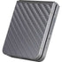 Silver Carbon Fiber Specialty Texture Material Galaxy Z Flip6 Skin