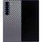 Silver Carbon Fiber Specialty Texture Material Galaxy Z Fold6 Skin