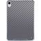 Silver Carbon Fiber Specialty Texture Material iPad 11th Gen (2025) Clear Case