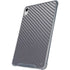 Silver Carbon Fiber Specialty Texture Material iPad 11th Gen (2025) Clear Case