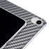 Silver Carbon Fiber Specialty Texture Material iPad 11th Gen (2025) Clear Case