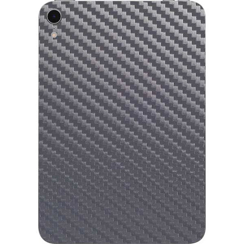 Silver Carbon Fiber Specialty Texture Material Apple iPad Mini Skin