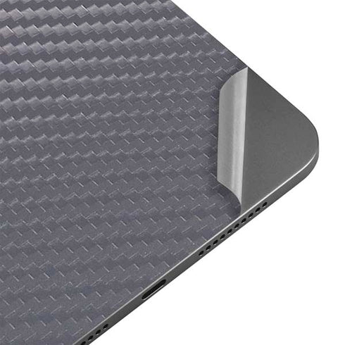 Silver Carbon Fiber Specialty Texture Material Apple iPad Mini Skin