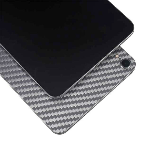 Silver Carbon Fiber Specialty Texture Material Apple iPad Mini Skin