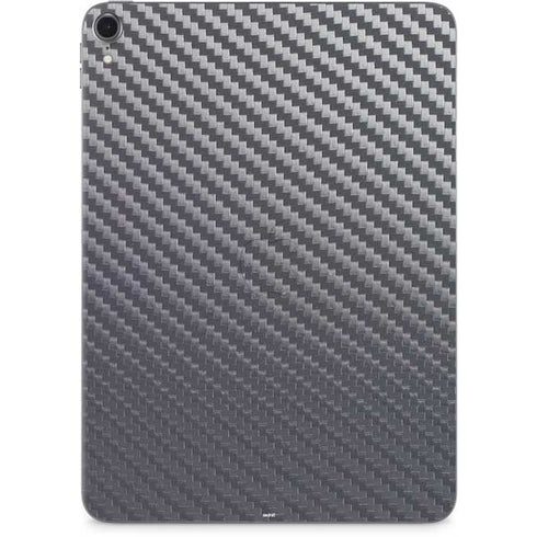 Silver Carbon Fiber Specialty Texture Material Apple iPad Pro Skin
