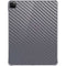 Silver Carbon Fiber Specialty Texture Material iPad Pro 11in (2024) Clear Case