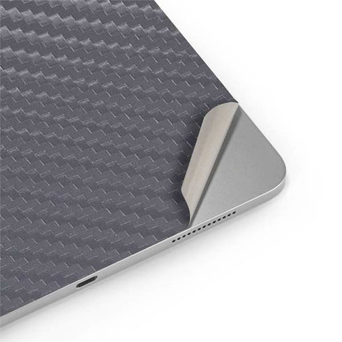 Silver Carbon Fiber Specialty Texture Material iPad Pro 13in M4 (2024) Skin
