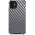 Silver Carbon Fiber Specialty Texture Material iPhone 12 Clear Case