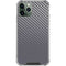 Silver Carbon Fiber Specialty Texture Material iPhone 12 Pro Clear Case