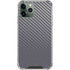 Silver Carbon Fiber Specialty Texture Material iPhone 12 Pro Clear Case