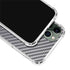 Silver Carbon Fiber Specialty Texture Material iPhone 12 Pro Clear Case