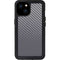 Silver Carbon Fiber Specialty Texture Material iPhone 15 Plus Waterproof Case