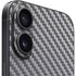 Silver Carbon Fiber Specialty Texture Material iPhone 16 Plus Skin
