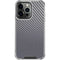 Silver Carbon Fiber Specialty Texture Material iPhone 16 Pro Clear Case
