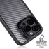 Silver Carbon Fiber Specialty Texture Material iPhone 16 Pro Kickstand Case