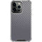 Silver Carbon Fiber Specialty Texture Material iPhone 16 Pro Max Clear Case