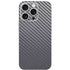 Silver Carbon Fiber Specialty Texture Material iPhone 16 Pro Skin