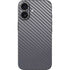 Silver Carbon Fiber Specialty Texture Material iPhone 16 Skin