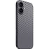 Silver Carbon Fiber Specialty Texture Material iPhone 16 Skin