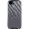 Silver Carbon Fiber Specialty Texture Material iPhone 16e Clear Case