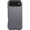 Silver Carbon Fiber Specialty Texture Material iPhone 17 Air Clear Case