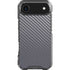 Silver Carbon Fiber Specialty Texture Material iPhone 17 Air Clear Case