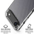 Silver Carbon Fiber Specialty Texture Material iPhone 17 Air Clear Case