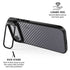 Silver Carbon Fiber Specialty Texture Material iPhone 17 Air Kickstand Case