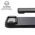 Silver Carbon Fiber Specialty Texture Material iPhone 17 Air Kickstand Case