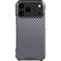 Silver Carbon Fiber Specialty Texture Material iPhone 17 Pro Max Clear Case
