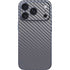 Silver Carbon Fiber Specialty Texture Material iPhone 17 Pro Max Skin
