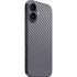 Silver Carbon Fiber Specialty Texture Material iPhone 17 Skin