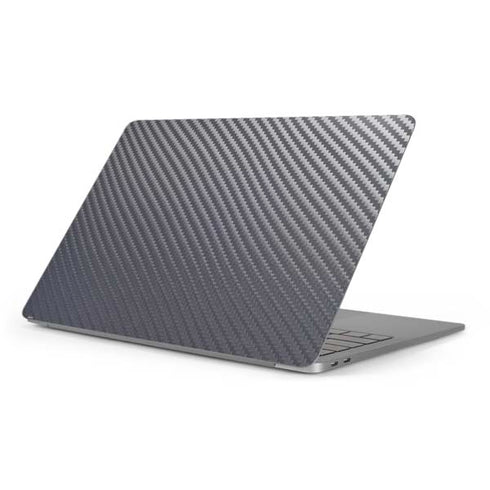 Silver Carbon Fiber Specialty Texture Material Apple MacBook Pro 16-inch Skin
