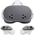 Silver Carbon Fiber Specialty Texture Material Meta Quest 3S Skin