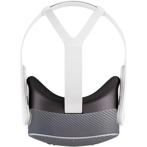 Silver Carbon Fiber Specialty Texture Material Meta Quest 3S Skin