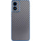 Silver Carbon Fiber Specialty Texture Material Moto G Play 4G (2024) Skin