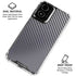 Silver Carbon Fiber Specialty Texture Material Moto G Power 5G (2024) Clear Case