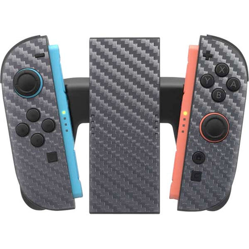 Silver Carbon Fiber Specialty Texture Material Nintendo Switch 2 (2025) Joy-Con Controller Skin