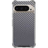 Silver Carbon Fiber Specialty Texture Material Pixel 9/9 Pro Clear Case
