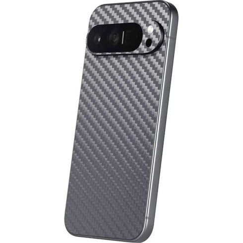 Silver Carbon Fiber Specialty Texture Material Pixel 9 Pro XL Skin