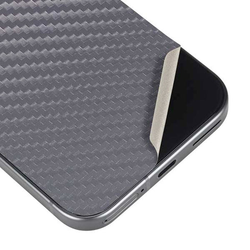 Silver Carbon Fiber Specialty Texture Material Pixel 9 Pro XL Skin