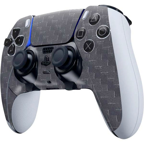 Silver Carbon Fiber Specialty Texture Material PS5 DualSense Edge Pro Controller Skin