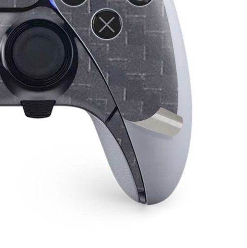 Silver Carbon Fiber Specialty Texture Material PS5 DualSense Edge Pro Controller Skin